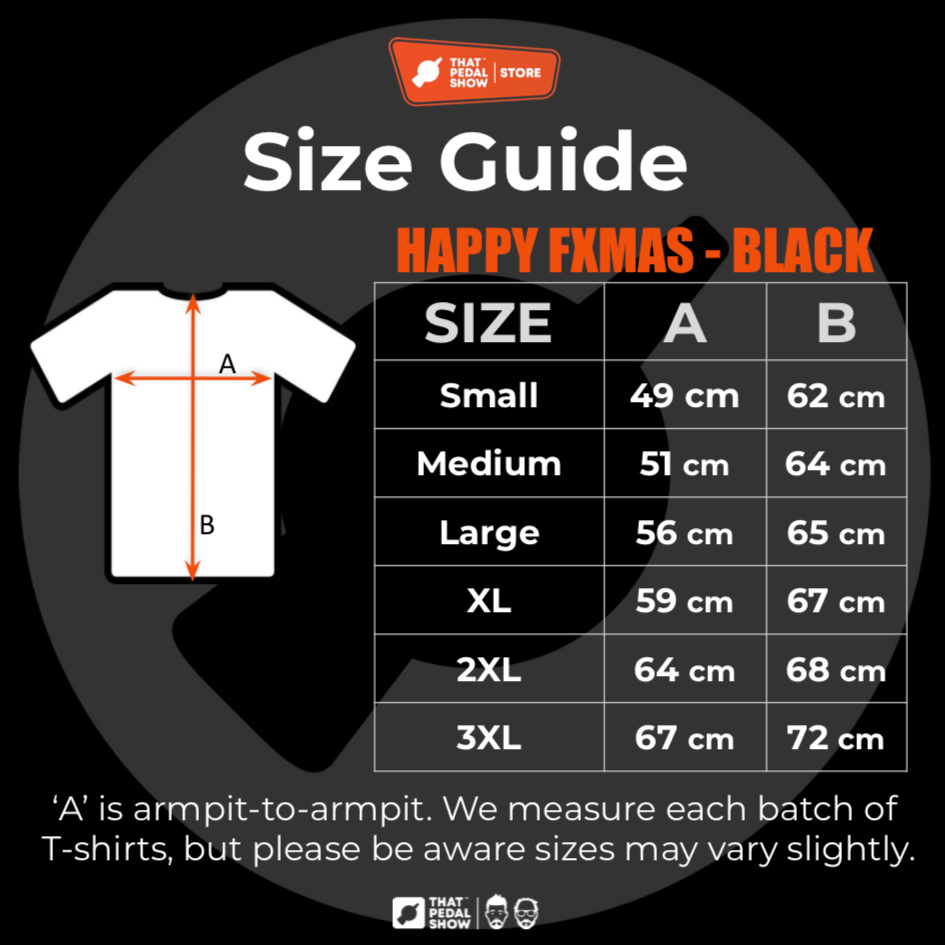 Happy FXMAS T-Shirt 2022 - Black